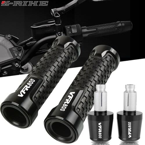 For HONDA VFR 800 VFR800 VFR800FIWI/VTEC/F 1998-2020 Motorcycle Accessories 22mm Handlebar Grips Ends Handle Bar Grip End Cap