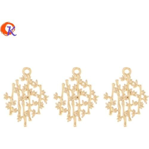 Cordial Design 100Pcs 16*21MM Jewelry Accessories/Charms/Hand Made/Copper/Bamboo Shape/DIY Making/Pendant/Earring Findings