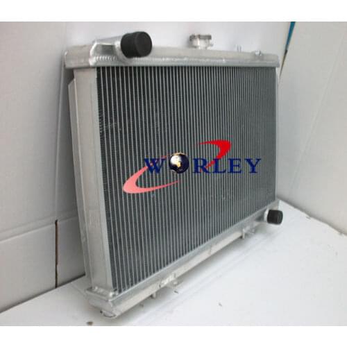 FOR 52MM NISSAN silvia S13 SR20DET 1989-1994 MT 90 91 92 93 Aluminum Radiator