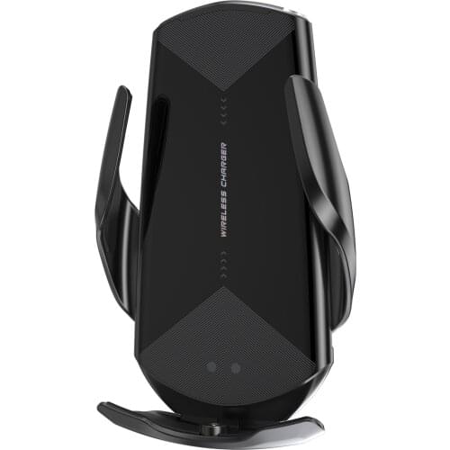 Car Wireless Charger Auto Magnetic Fast Charging Infrared Induction Switch Phone Holder with 3 Magnetic Heads Smart Sensor