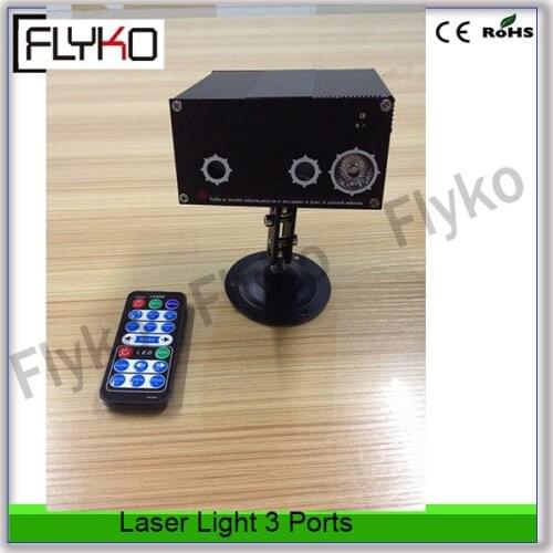 Free shipping Chirstmas home decoration best choose 24 set picture programmer 3 port laser light