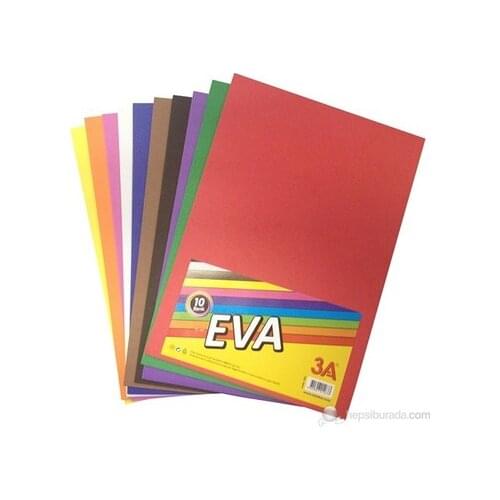 Tonar 10 Lu Simsiz Non-Adhesive Eva Papers Decoration Supplies Hand Work Products School Supplies Stationery Variety Of DIY