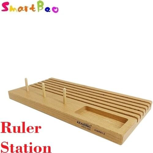 12" Wood Ruler Station Wooden Rulers Rack Holder or 12 Inch Ruler or 30cm Patchwork Ruler