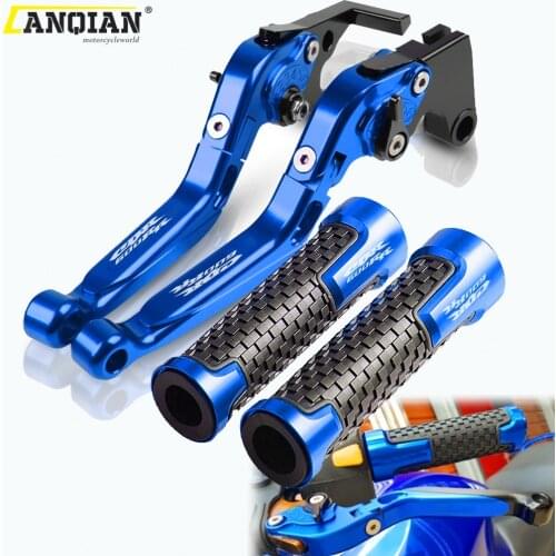 For HONDA CBR600RR 2003 2004 2005 2006 Motorcycle Accessories Adjustable Brake Clutch Levers Handle Bar Grips CBR600 CBR 600 RR