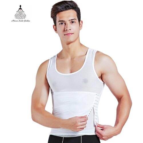 Men Abdominal shapewear Reduced fat body shaper Slimming Underwear Modeling Strap Trainer Male Tights Men sweat vest bodysuit