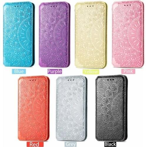 For WIKO Jerry 4 Y62 Y70 Y81 Flower Pattern PU Leather Flip Wallet Card Phone Cover Case