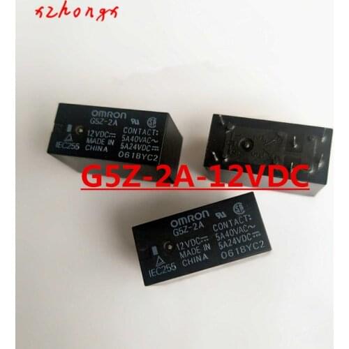 G5Z-2A-12VDC G5Z-2A-12V G5Z-2A-DC12V G5Z-2A-24VDC G5Z-2A-24V G5Z-2A-DC24V DIP-6 5A 12VDC 24VDC Power Relay