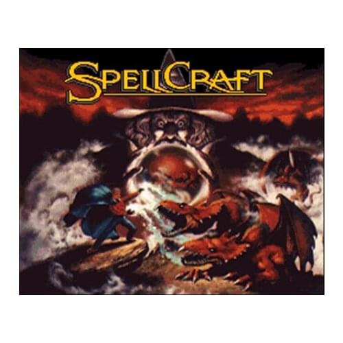 Spell Craft NTSC Version 16 Bit 46 Pin Big Gray Game Card For USA Game Players