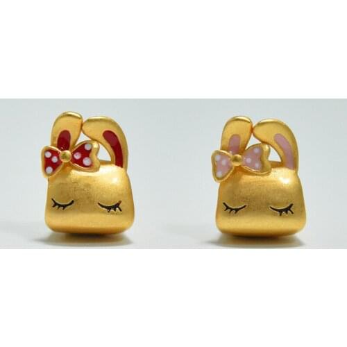 KOFSAC 2020 Cute Animal 999 Shakin Bracelets For Girl Gold Cartoon Rabbit Red Rope Bangle Jewelry Women Holiday Party Gifts Hot