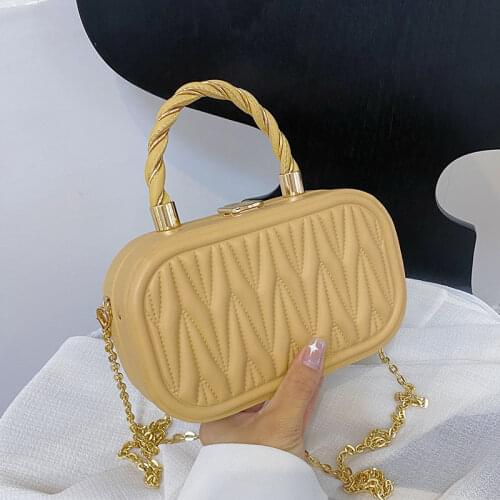 2021 Fashion Chain Shoulder Bag Womens Luxury Brand Handbag and Purse Fashion Trend All-match Crossbody Bags Female Phone Pack