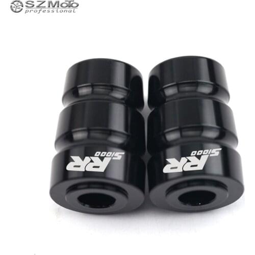 New Style Longer Handlebar Grips Bar Ends Hand Grip plug Slider End Caps For BMW S1000RR S1000 RR 2010-2017 Motorcycle With Logo