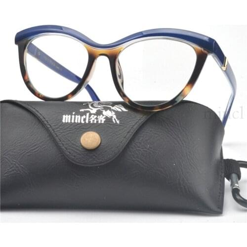 BRAND DESIGN 2020 New Blue Light blocking Glasses Female Cat Optics Frame Clear Computer Gaming Eyewear Female UV400 NX