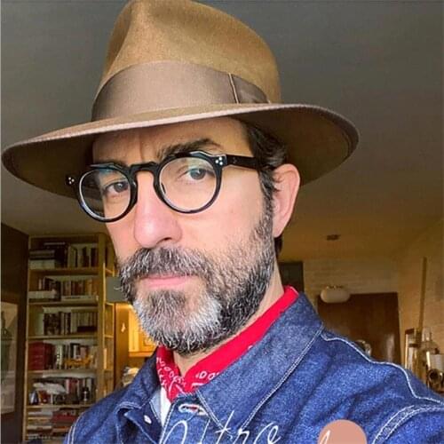 2021 Blue Light Blocking Glasses Frames Round Men Women Eyeglasses Anti Blue Ray Computer Game Glasses Frame Eyewear