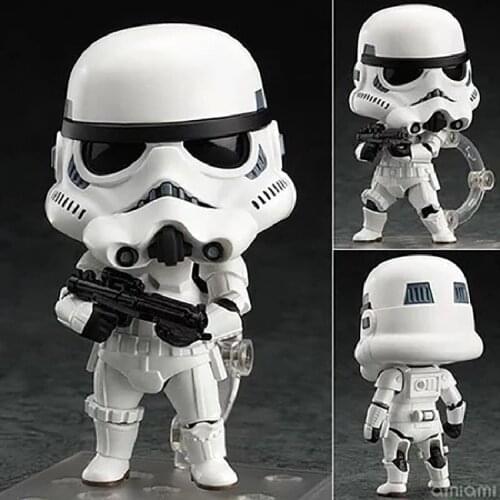 Q Ver. Clay 501# Star Wars Anime Figma The Force Awakens Imperial Stormtrooper Storm Soldier Action Figure Modle Toys for Youth