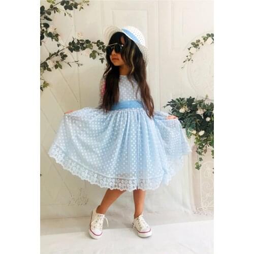 Hat, Laced, Princess Pattern Girl Child Dress