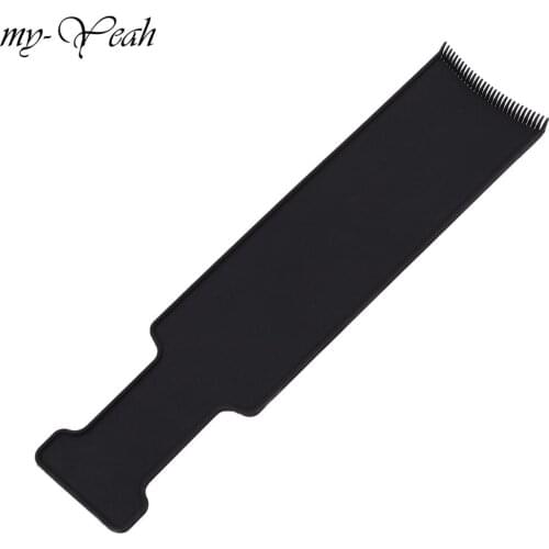 35cm Hair Salon Plastic Hair Dyeing Comb Coloring Brush Dye DIY Tint Long Board Plate for Barber Design Styling Accessory Tools