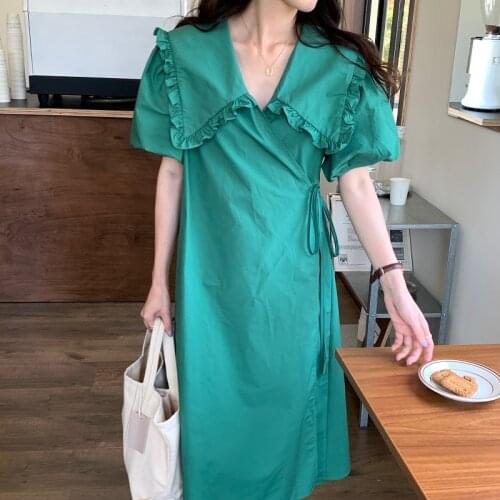 Snordic Green Summer Dresses