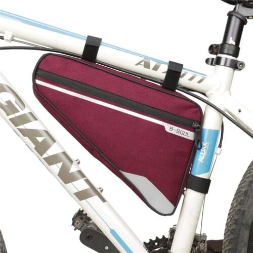 Triangle Shape Bicycle Bag Front Tube Frame Phone Waterproof Mountain Bike Cycling Bags Pouch Frame Holder Bicycle Accessories