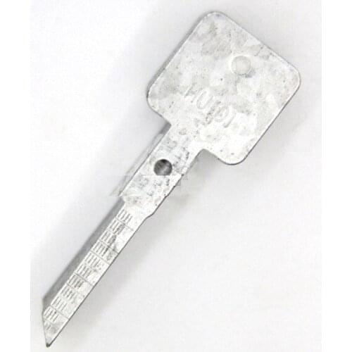 Engraved Line Key for LiShi 2in1 tool, scale shearing teeth blank car key HU101 2in1 tool Scale Key Cutting Blade