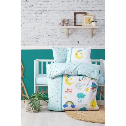 Baby Duvet Cover Set Sweet Dreams Mint Cute Bear Blue Elephant Set Pink Playground Turquoise Gracious Sweet Dreams Panda Mint