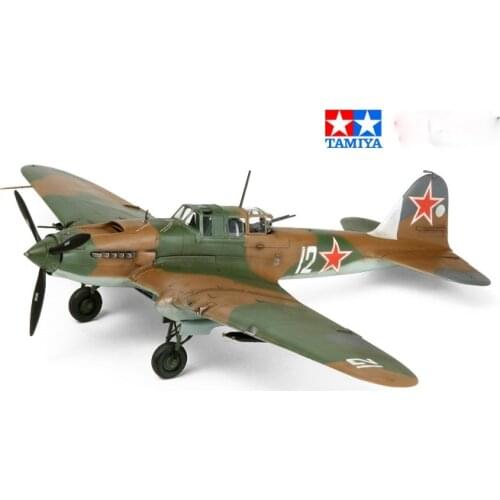 1/72 Tamiya Aircraft Model Su IL-2 Tank Killer Fighter Collection Plastic Building Painting Model Toys 60781