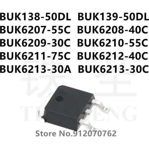 10PCS BUK138-50DL BUK139-50DL BUK6207-55C BUK6208-40C BUK6209-30C BUK6210-55C BUK6211-75C BUK6212-40C BUK6213-30A BUK6213-30C
