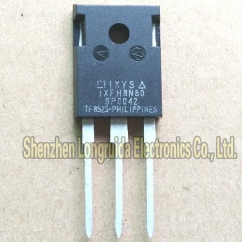 10PCS IXFH8N80 8N80 TO-247 MOSFET TRANSISTOR 8A 800V