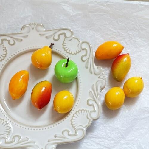 10pcs New Fashion fruit Earrings For Girls Women Cute mango green apple pear decoration ornaments Pendant jewelry accessories