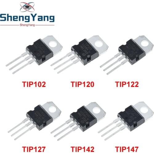 10pcs Tip102 Tip120 Tip122 Tip127 Tip142 Tip147 Transistor Tip142t Tip147t For diy