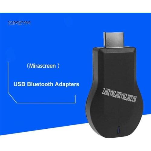 100pcs M2 Wireless Dongle TV HDMI-compatible Mirascreen 2.4G Wifi Receiver Support iOS Android Arplay Miracast TV 1920 * 1080