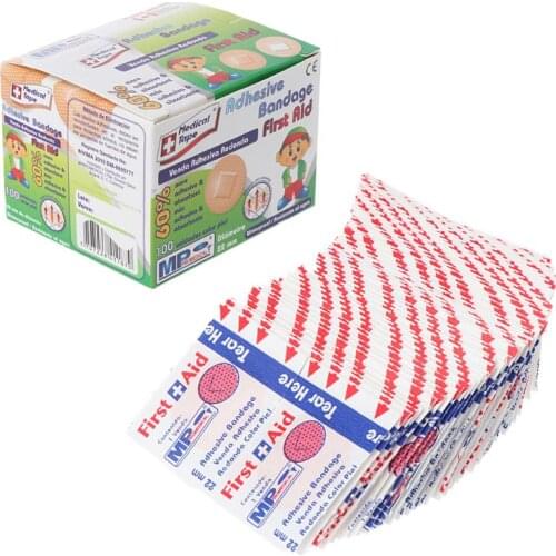 100Pcs Adhesive Round Band Aid Wound Plaster First-Aid Circle Ring Bandage 22mm