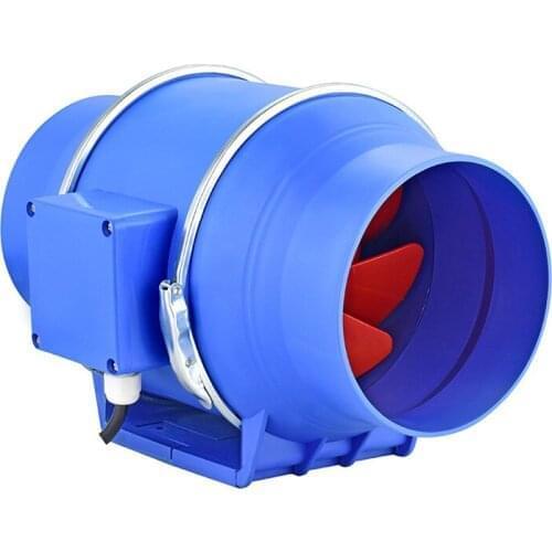 6 inch Inline Duct Fan Exhaust Fan Air Blower Silent Extrator Fan for Bathroom Toilet Kitchen Air Ventilation System