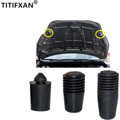 For 05-08/09-14 Year Focus 09-12 Year Fiesta Auto Hood Damping Block Pad Shock-absorbing Buffer Engine Cover Rubber Cushion Mat