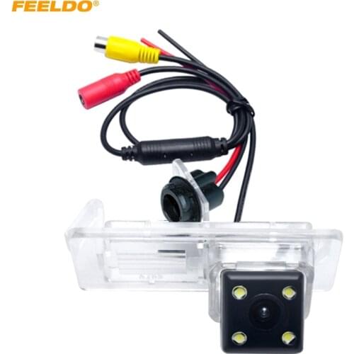 FEELDO Car Rear View Camera With LED Light For Renault Fluence/Dacia Duster/Megane 3/Nissan Terrano #2810
