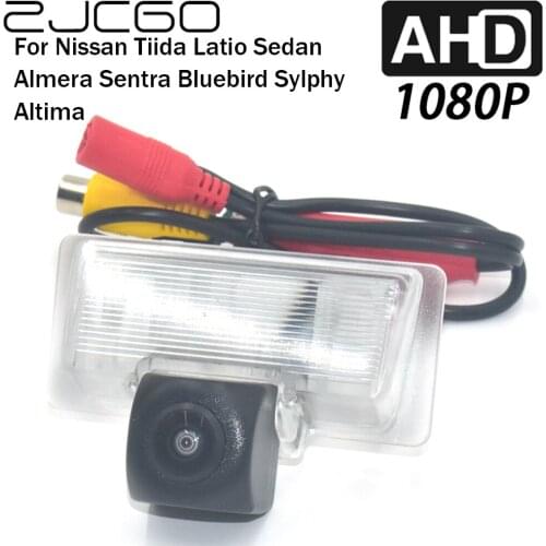 ZJCGO Car Rear View Reverse Backup Parking Reversing Camera for Nissan Tiida Latio Sedan Almera Sentra Bluebird Sylphy Altima