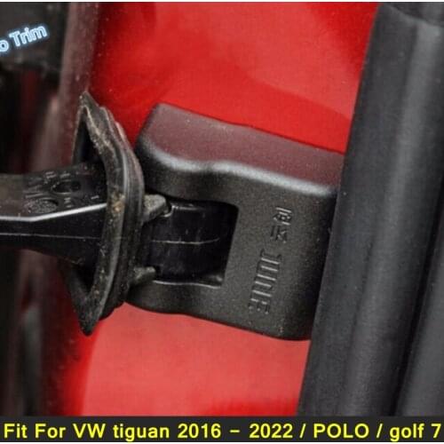Lapetus Car Styling Plastic Door Arm Stop Rust Waterproof Protector Cover Fit For VW tiguan 2016 - 2020 / POLO / golf 7