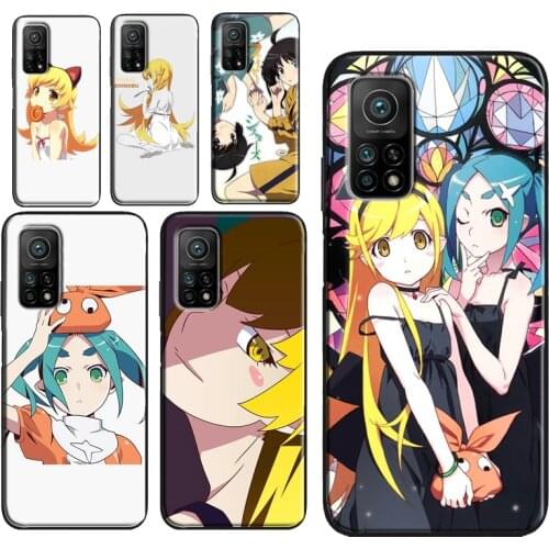 Anime Monogatari Case For POCO M3 F1 F2 F3 X3 Pro Cover For Xiaomi Mi 11 Lite Note 10 Mi 11 Ultra 10T Pro