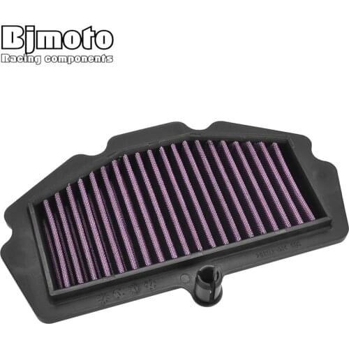 BJMOTO Motorcycle Air Black Intake Filter Cleaner element washable Replacement For Kawasaki NINJA400 NINJA 400 NINJA-400 2018