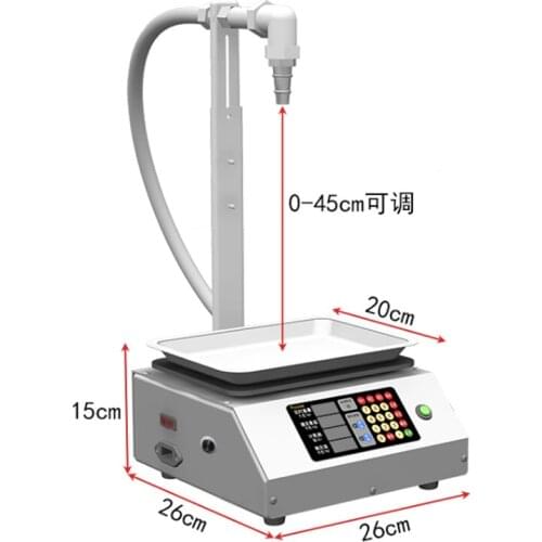 CSY-L17 Automatic Quantitative Liquid Filling Machine Liquid Edible Oil Dispensing Equipment Weighing Filling Machine