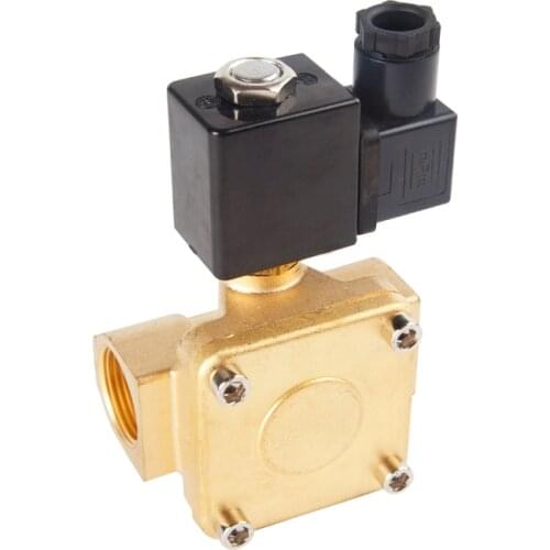 Electric Solenoid Valve 1/4" 3/8" 1/2" 3/4" 1" High Pressure Normally Closed Pneumatic for Water Oil Air 12V 24V 220V 110V