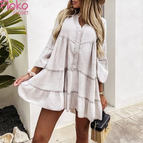 Женские рубашки с рюшами FlokoCloset China At AliExpress