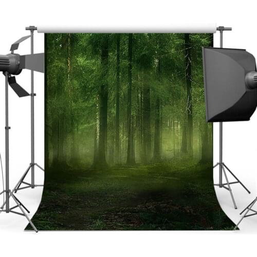 Mehofoto Dreamy Forest Photography Background Quiet Photo Backdrop Booth Studio Computer Printed ZH-275