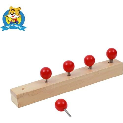 Montessori sensorial Nuts and Bolts set toy