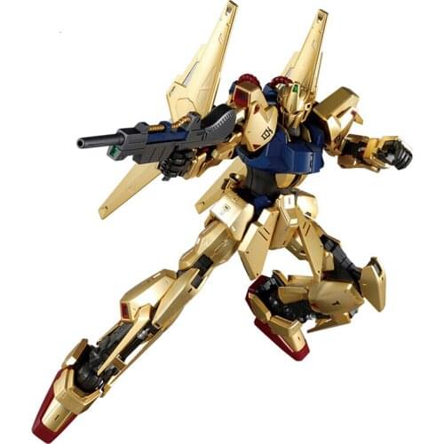 BANDAI Gundam Assembling Model Toys MG 1/100 Gundam Gold hundred style2.0 1/100 196701