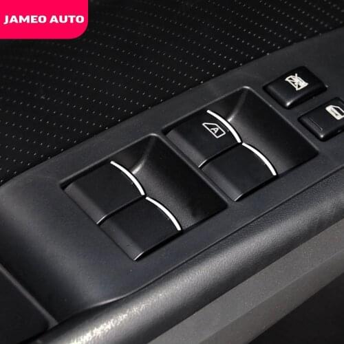 Jameo Auto Car Windows Lifter Buttons Cover for Dongfeng AX3 AX7 MX6 Accessories 7Pcs/Set ABS Chrome Window Knob Trim Sticker