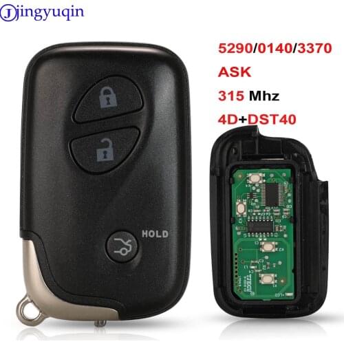 Jingyuqin 5290/0140/3370 ask 315Mhz Remote Control Car Smart Key For Lexus GS430 ES350 GS350 GS350 LX570 IS350 RX350 IS250