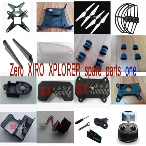 ZEROTECH Zero XIRO XPLORER RC Quadcopter Spare parts V / G body shell propellers blade guard landing gear Shock absorber charger