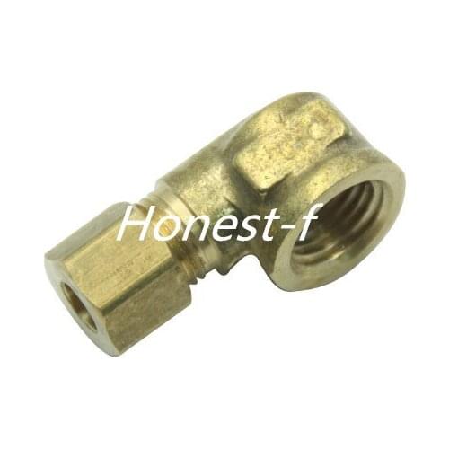 LTWFITTING 1/4" OD x 1/4" Female NPT 90 Deg Compression Elbow,BRASS COMPRESSION FITTING