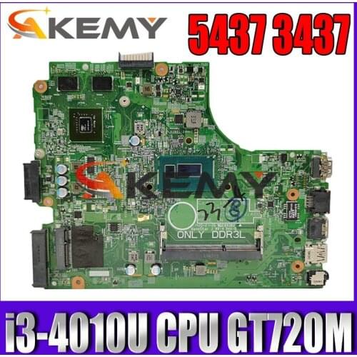 SAMXINNO 12307-2 Motherboard For DELL Inspiron 14R 5437 3437 Laotop Mainboard with i3-4010U CPU GT720M