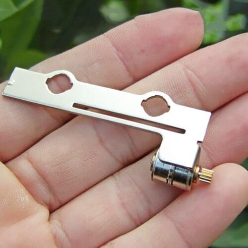 Mini 10mm Stepper Stepping Motor 2-phase 4-wire 18 Degree with bracket/ 13 Teeth Metal Copper Gear